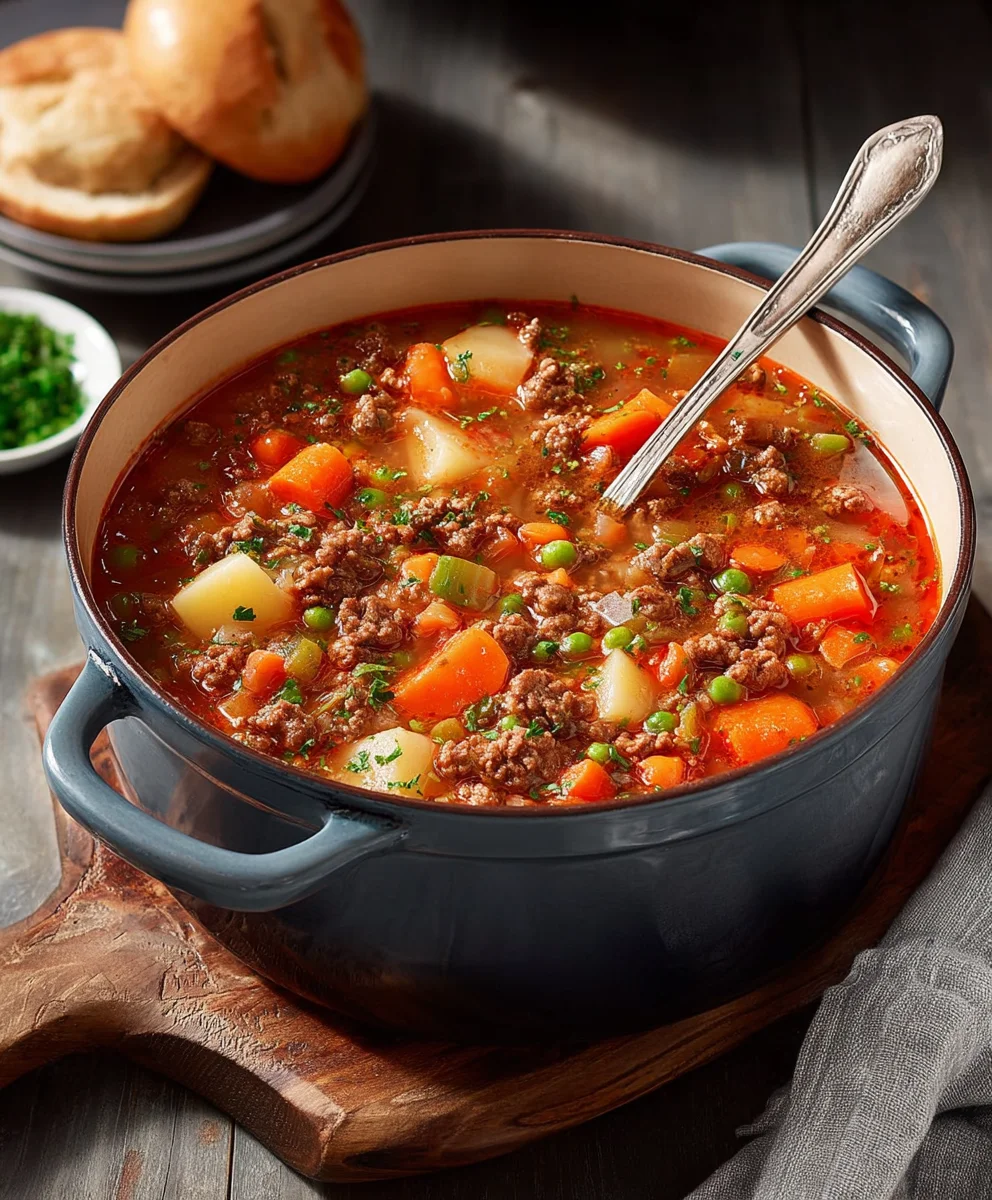 Hearty Beef Beef Hamburger Stew - Easy & Delicious Comfort Food