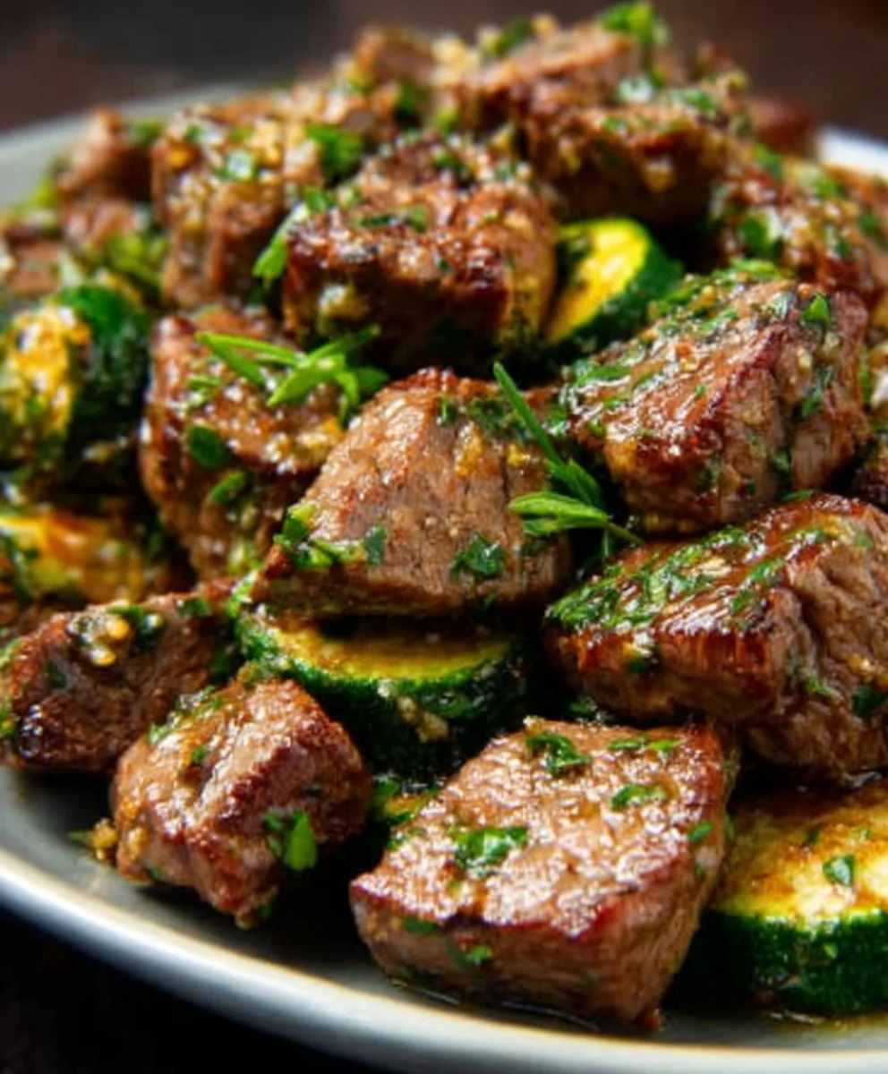 Garlic Butter Beef Bites Quick Easy Dinner