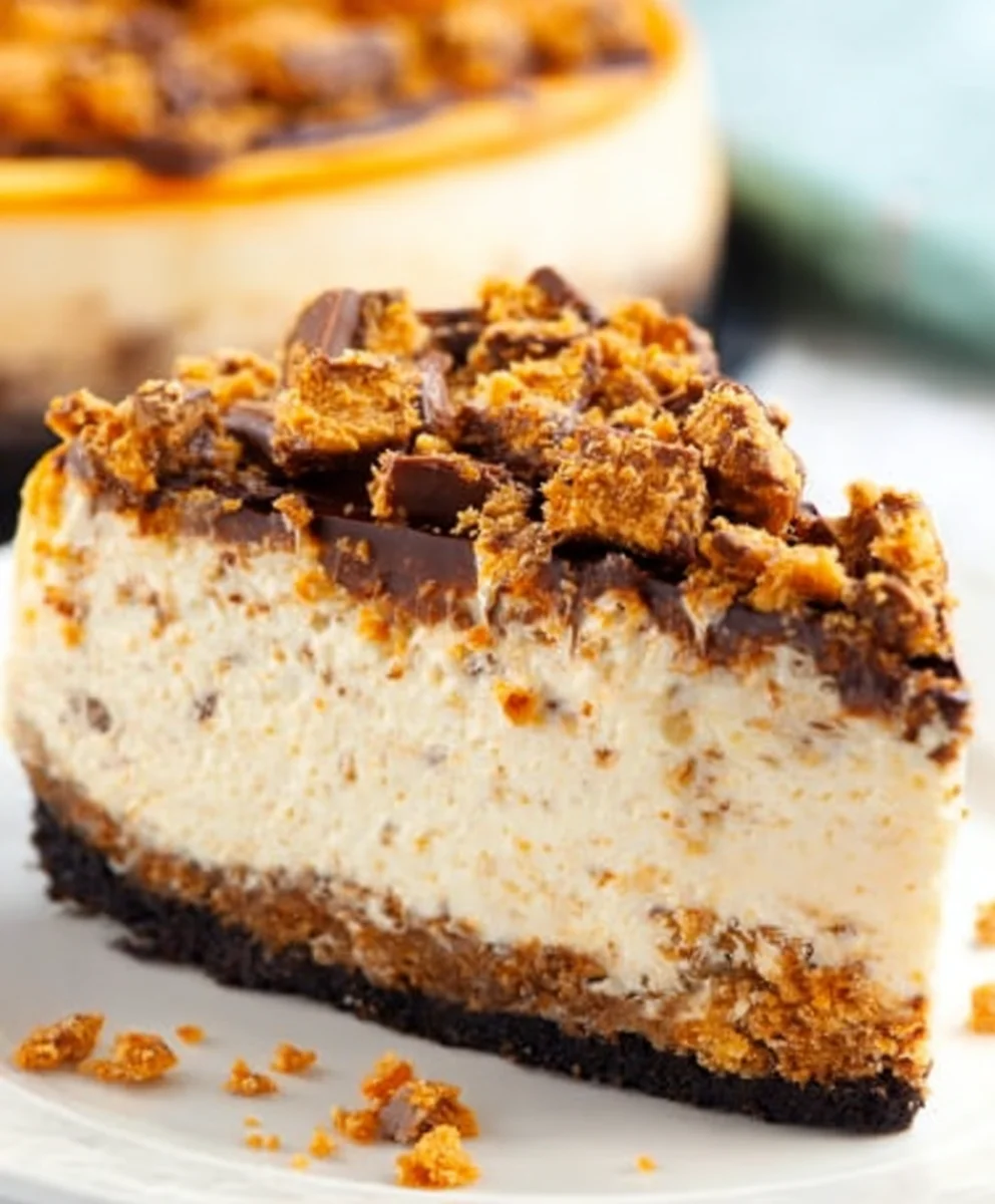 Butterfinger Cheesecake- Decadent Dessert Recipe