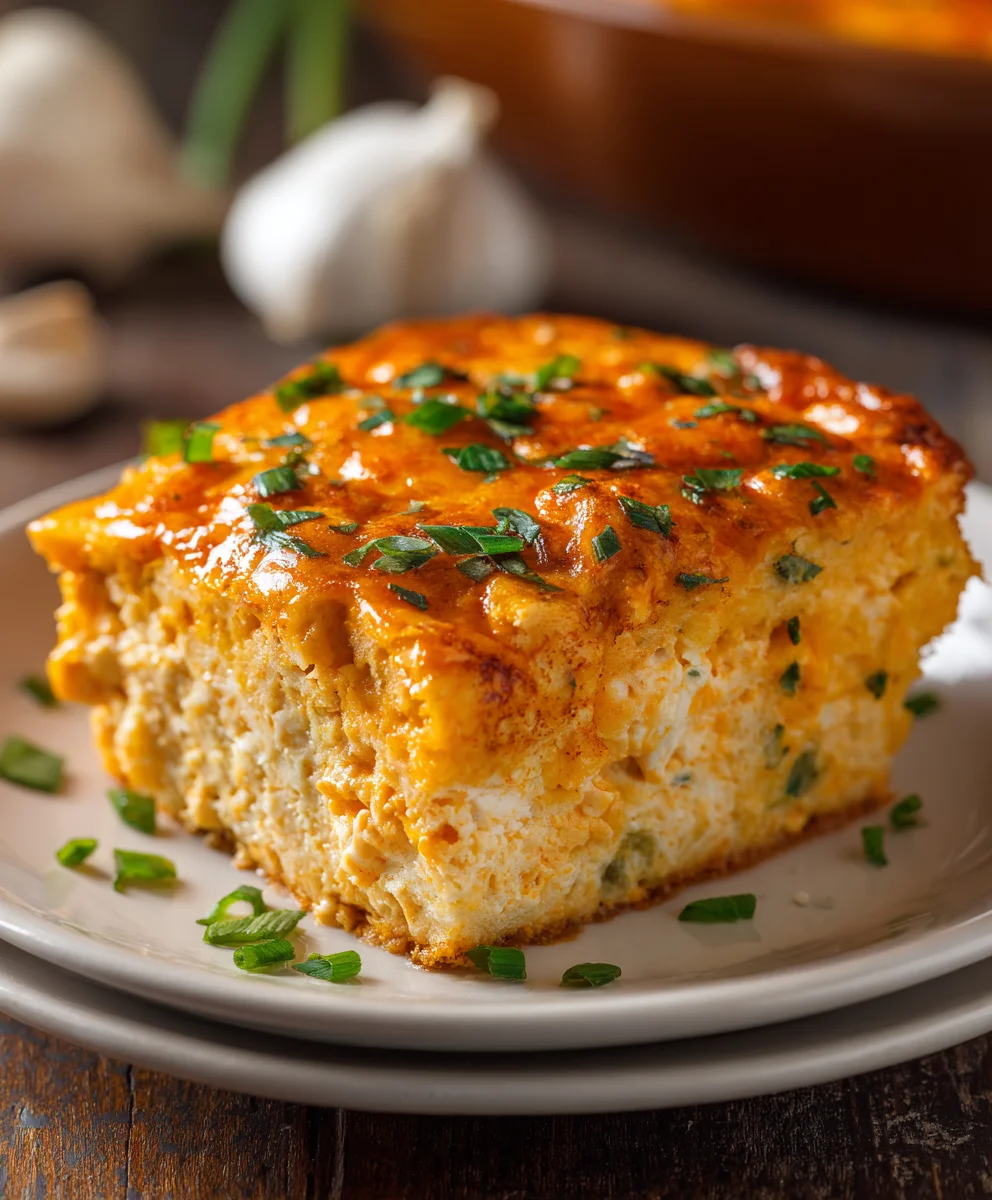 Spicy Buffalo Chicken Cheese Bake-Easy Weeknight Dinner
