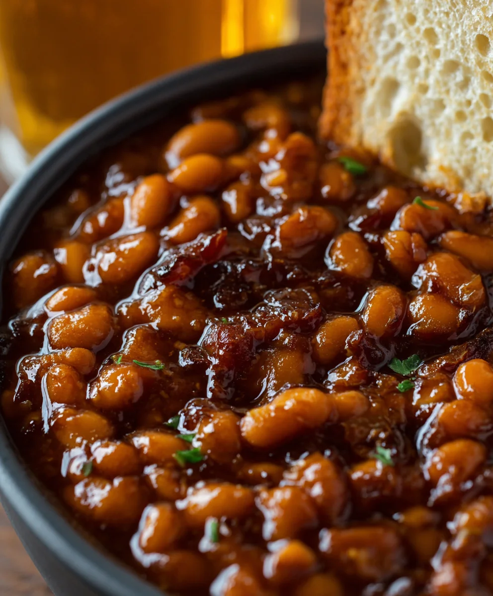 Non-Non-Non-Alcoholic Alternativeic Non-Alcoholic Beer Baked Beans - Savory Beef Delight