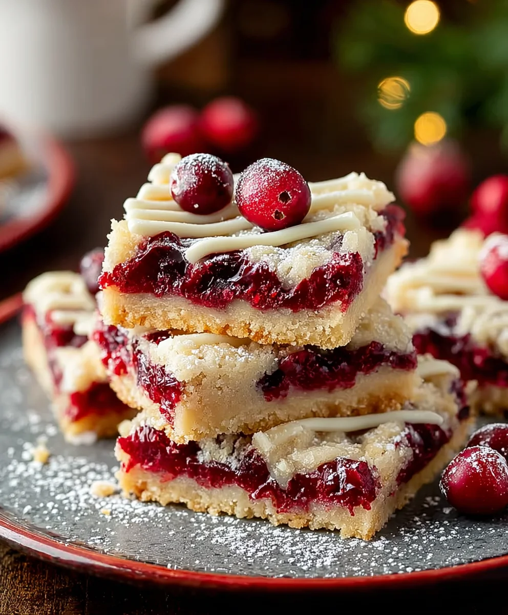 Delicious Christmas Cherry Bars Recipe