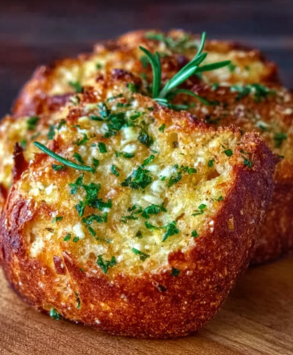 Easy Parmesan Garlic Bread-Artisan Style Perfection