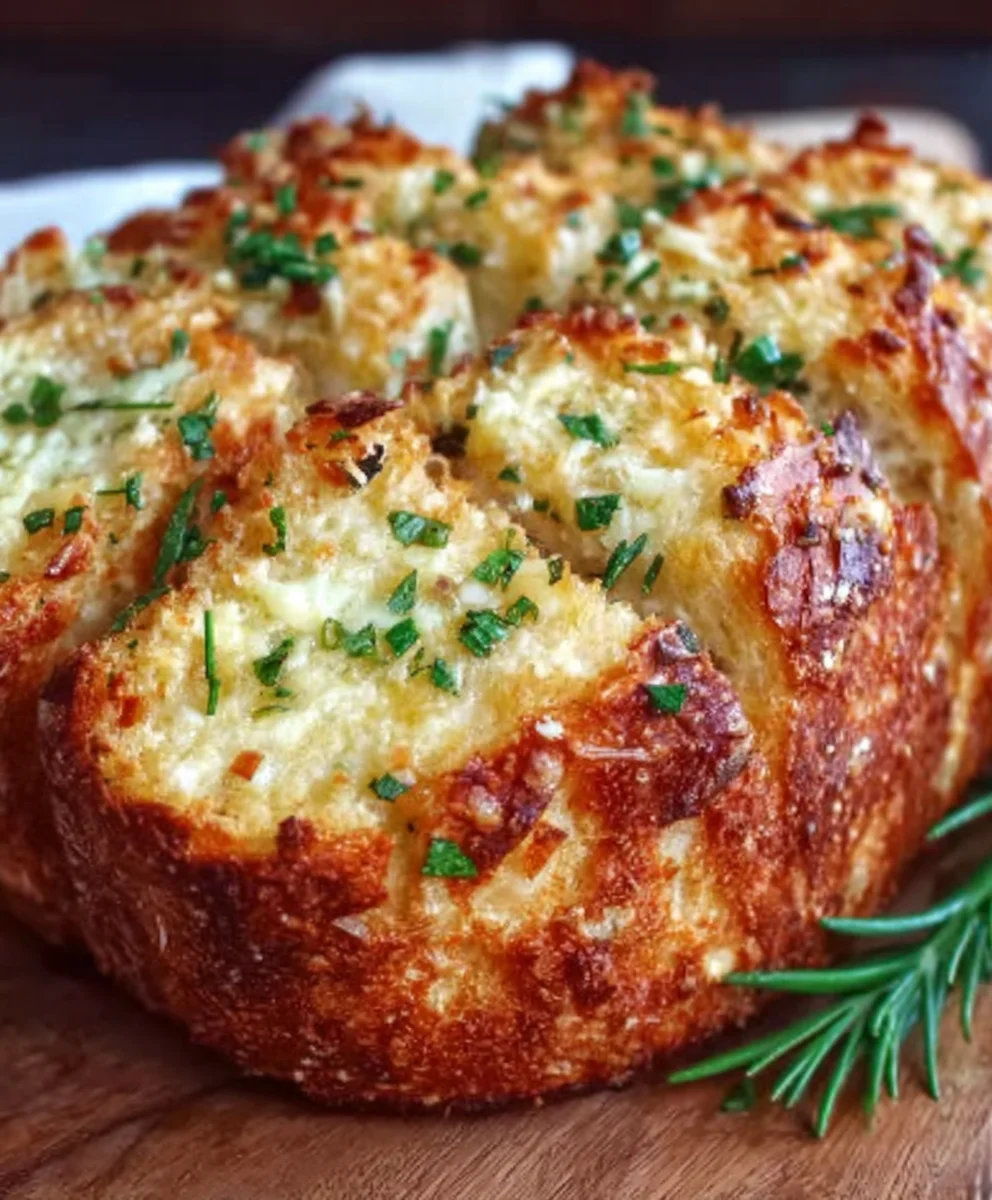 Easy Parmesan Garlic Bread-Artisan Style Perfection