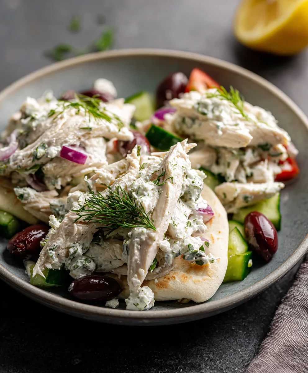 Tzatziki Chicken Salad- Quick & Flavorful Meal