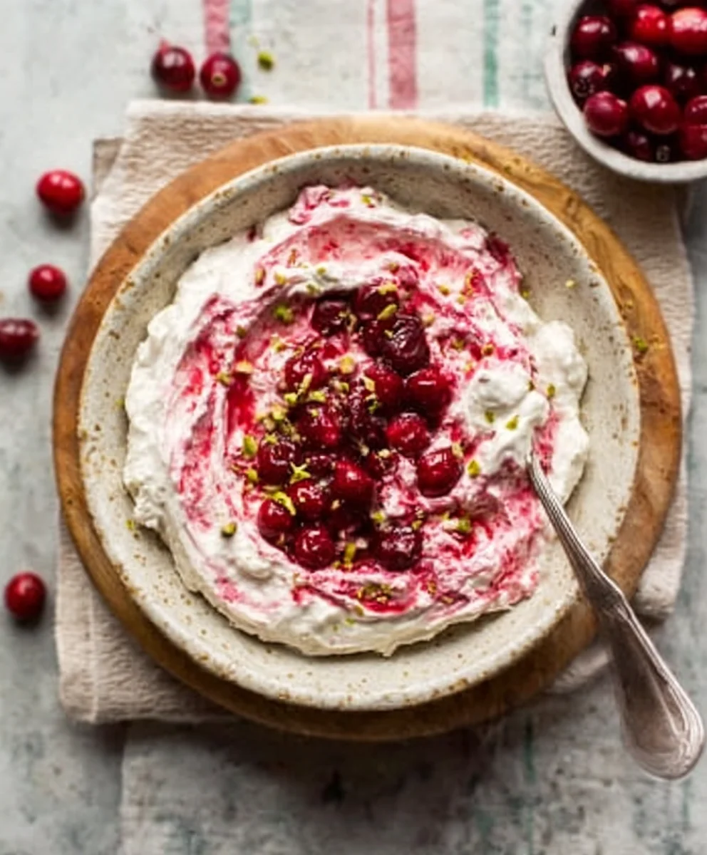 Cranberry Whipped Feta Dip - Easy Appetizer Recipe