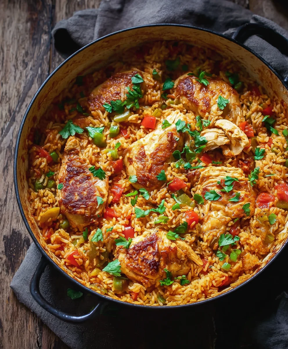 Nando's Portuguese Chicken Rice - One Pot Feast