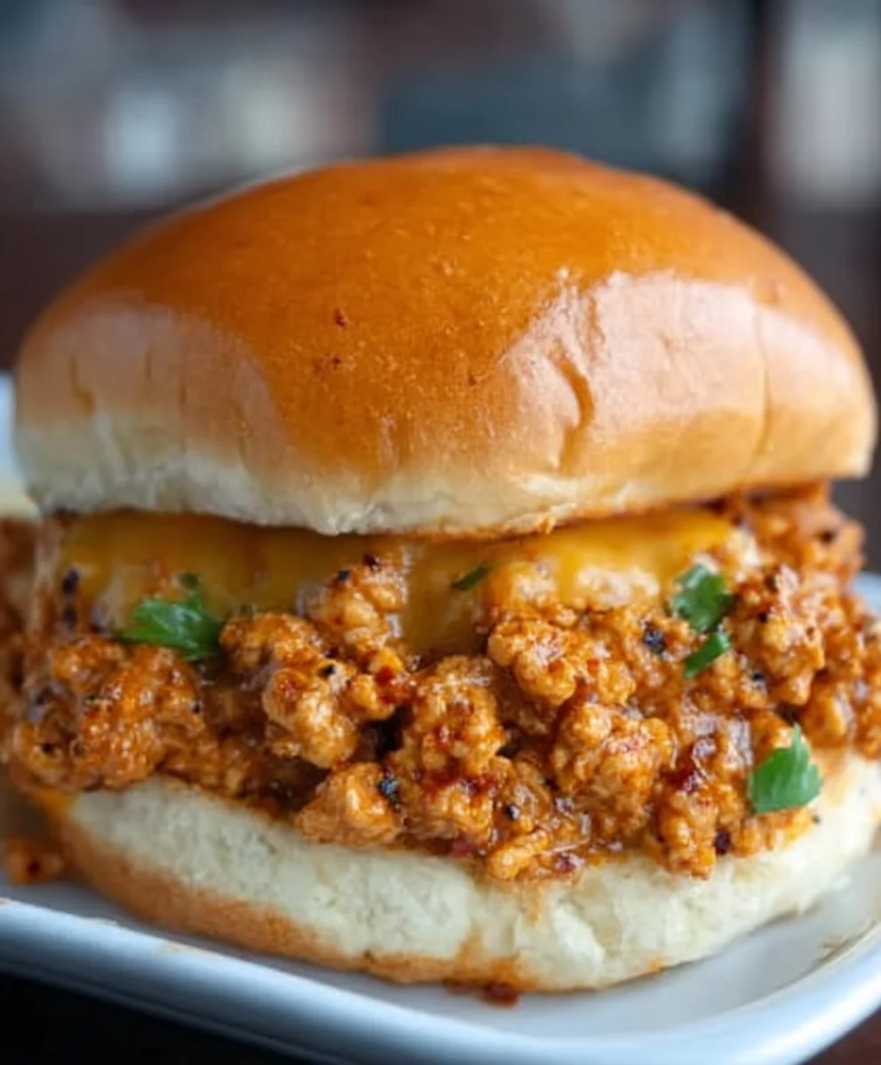Spicy Cajun Chicken Sloppy Joes Recipe