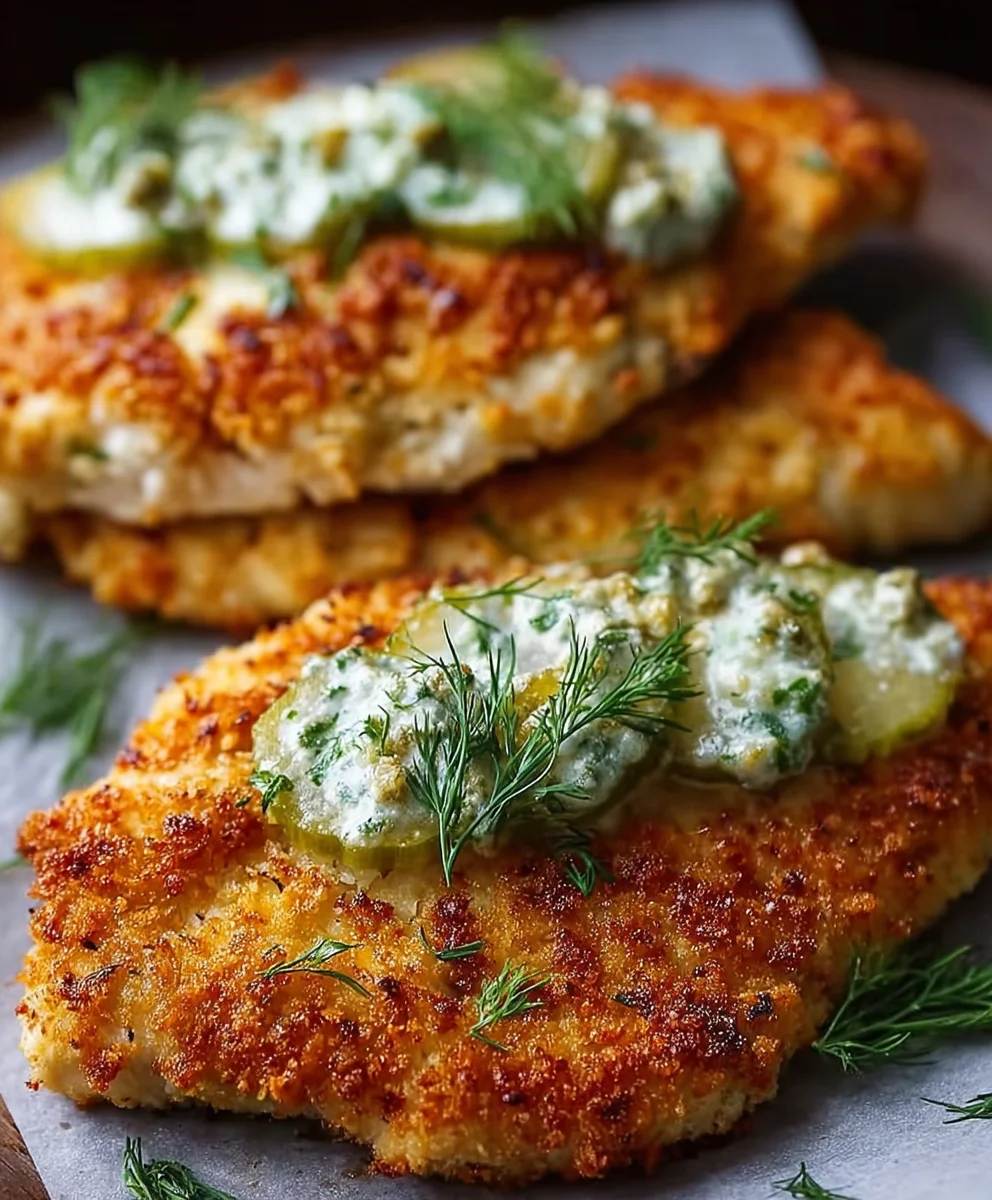 Crispy Dill Pickle Chicken Parmesan - Ultimate Recipe