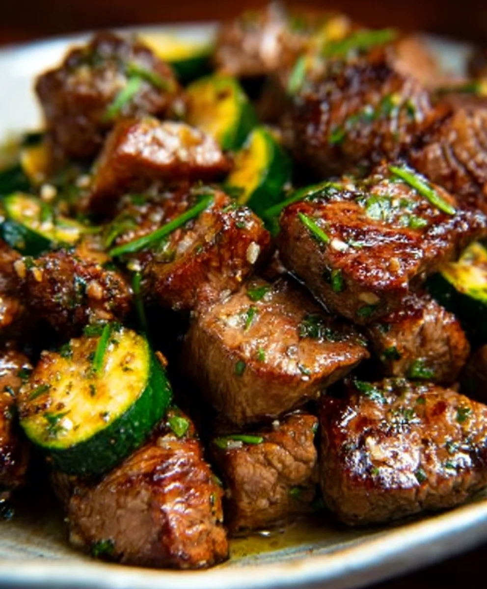 Garlic Butter Beef Bites Quick Easy Dinner