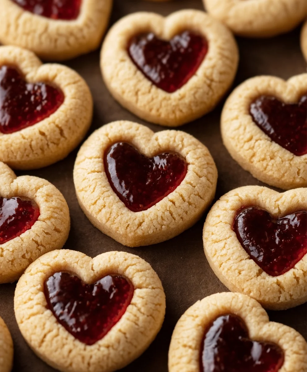 Thumbprint Heart Cookies-Easy & Delicious Bake