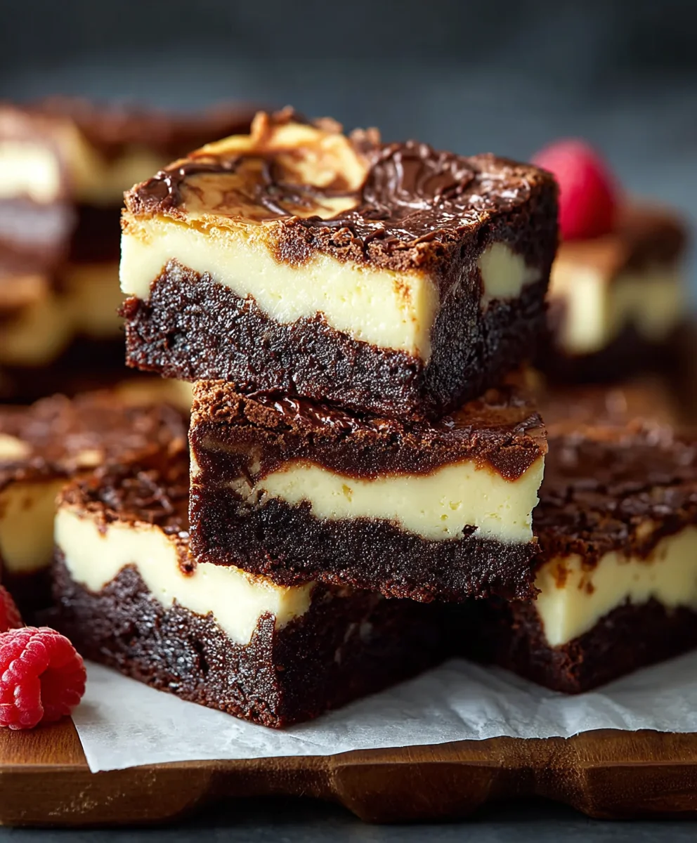 Irresistible Cheesecake Brownies- Decadent Delight