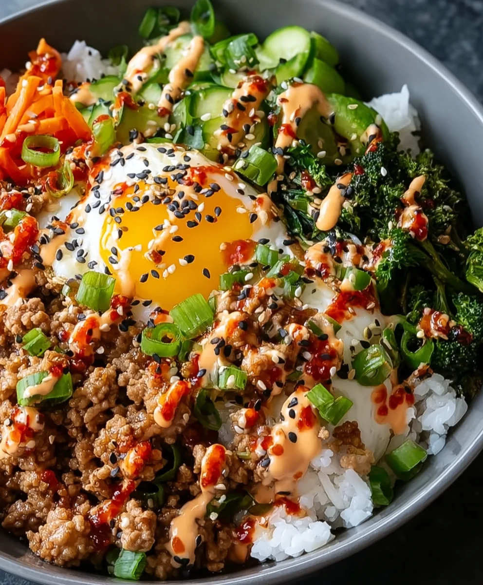 Bang Bang Ground Turkey Rice Bowls-Easy Weeknight Meal